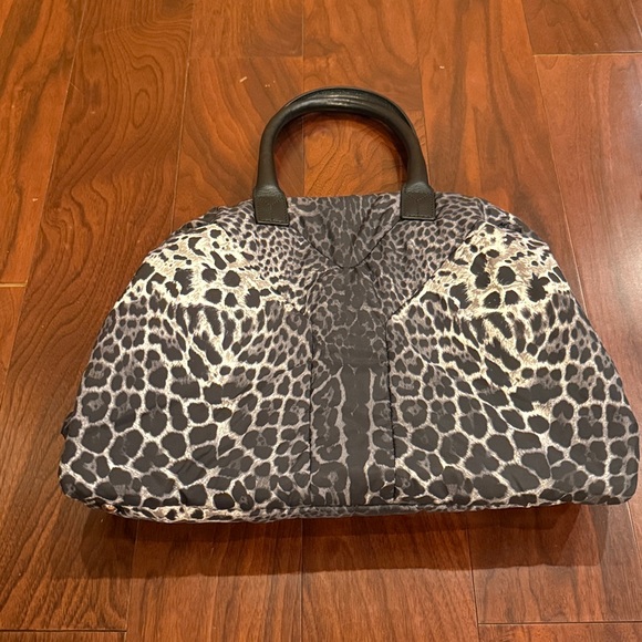 YSL muse tote bag leopard print nylon Y hobo bag - Picture 2 of 8
